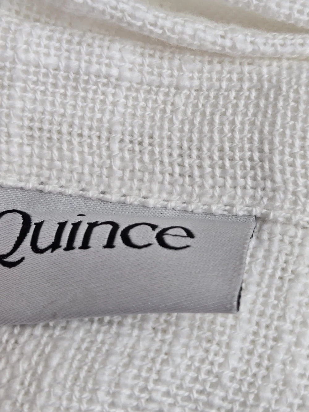 QUINCE Set Of 4 48x108 Cotton Sheer Curtains White 0945